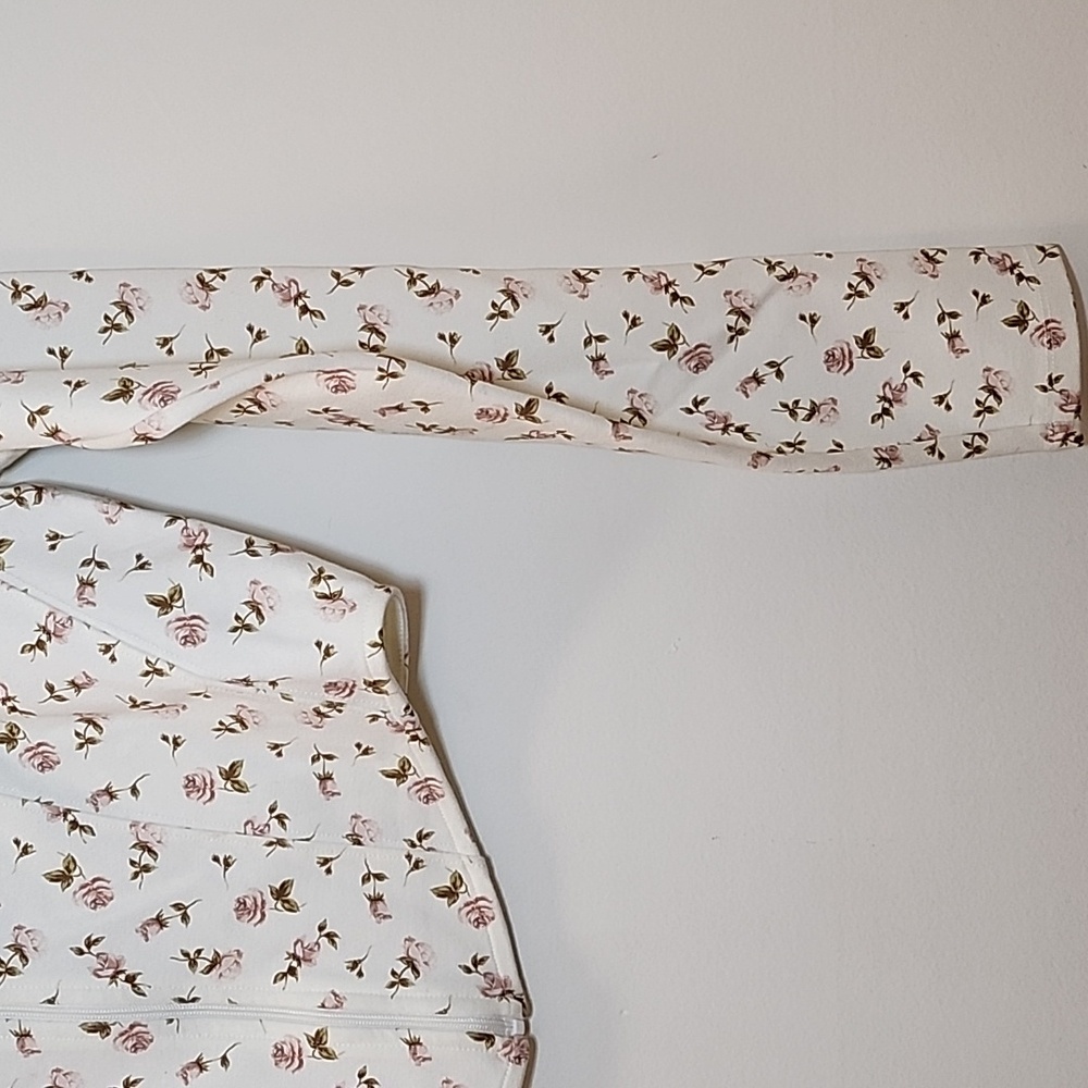 Aritzia Sunday Best Maverick Bustier Top White Floral Size Meduim - Picture 8 of 16